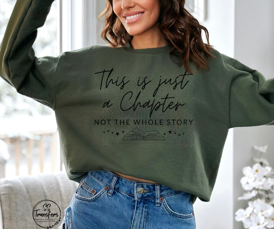 Just a Chapter DTF Transfer