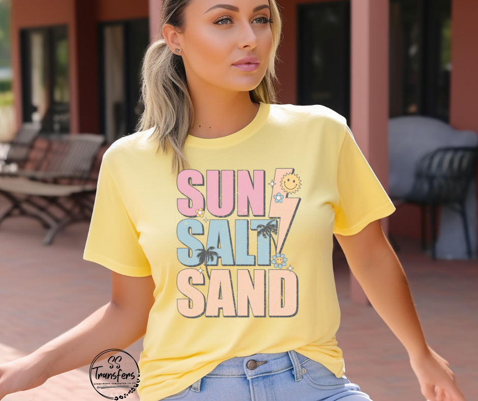 Sun Salt Sand DTF Transfer
