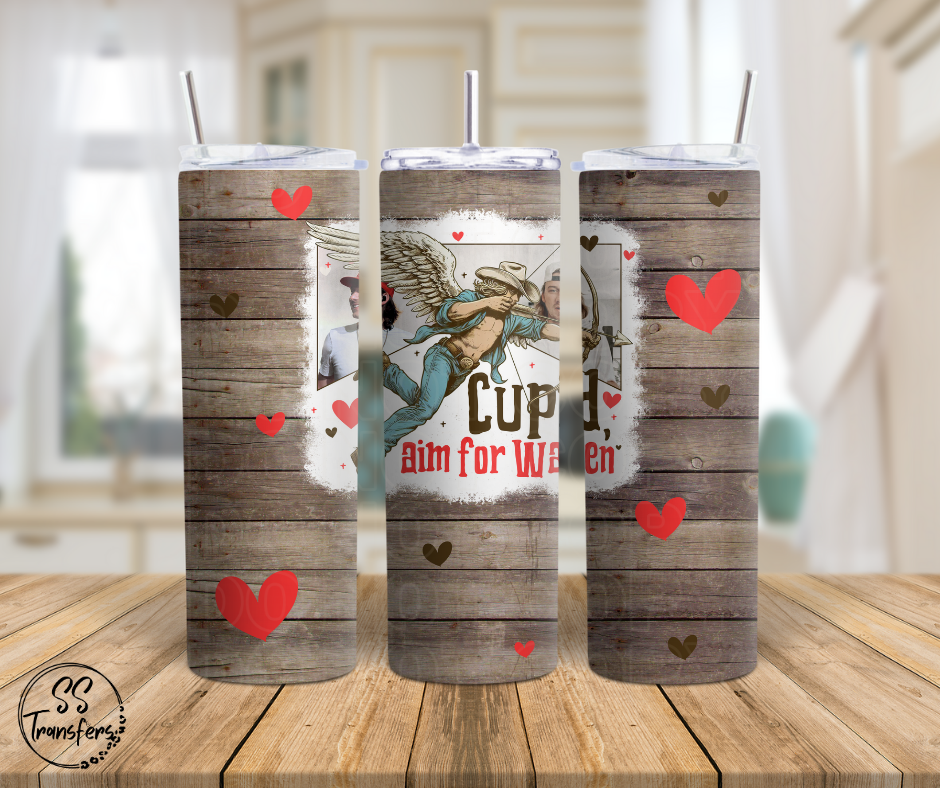 Cupid Aim For Wall Sub Tumbler Transfer