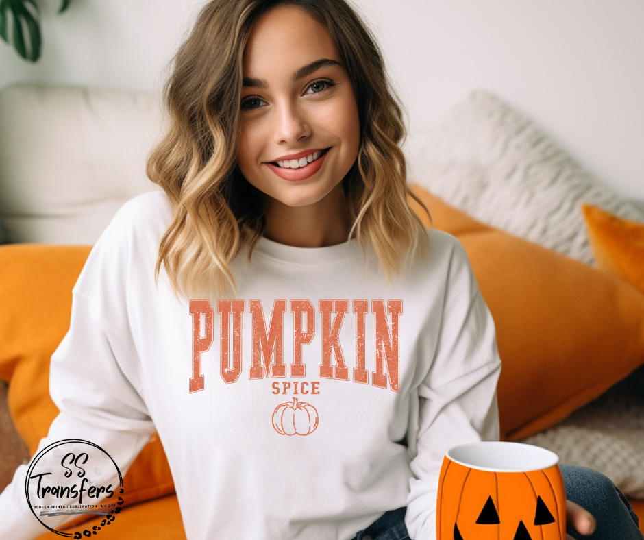 Pumpkin Spice DTF Transfer
