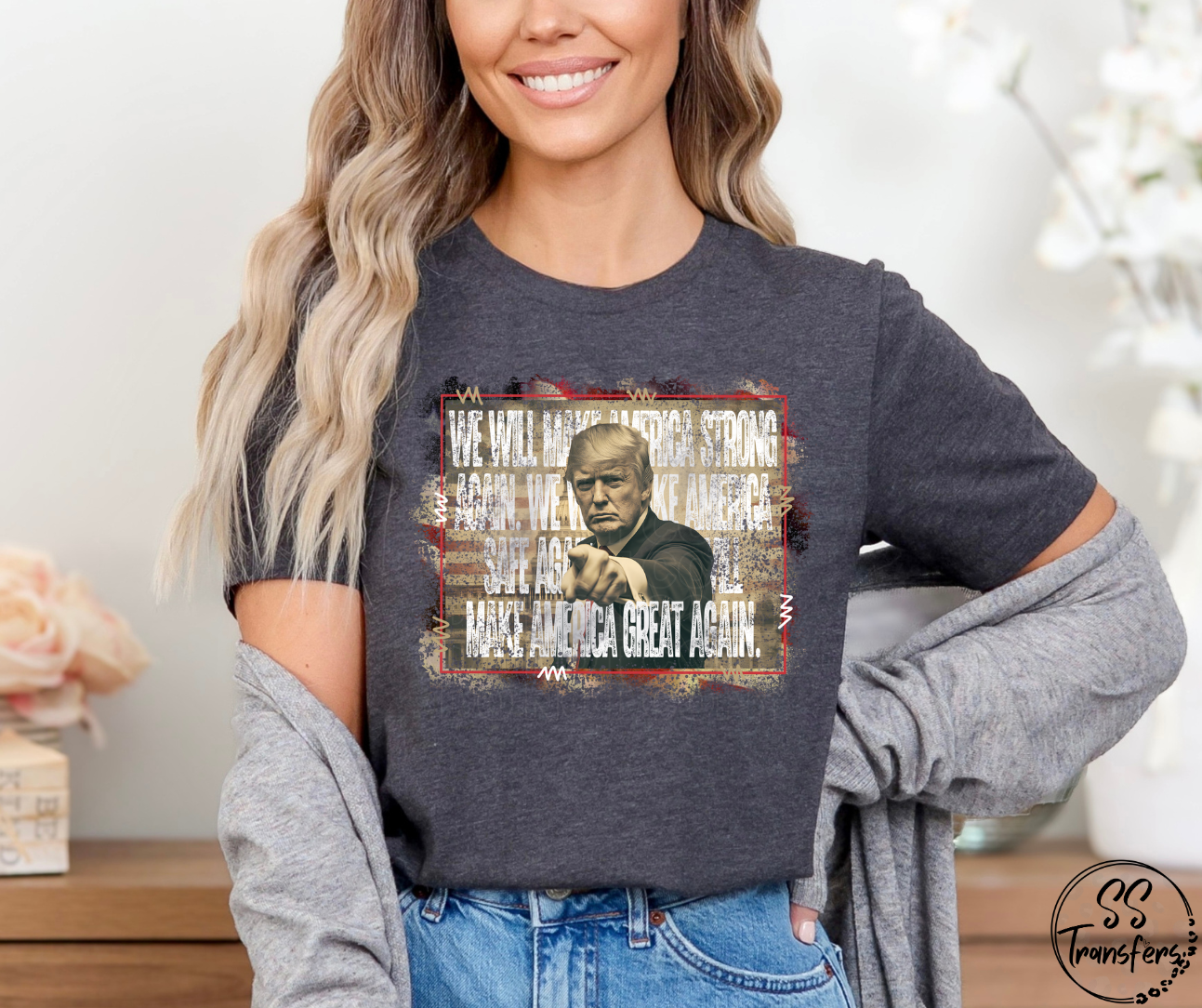 Make America Strong DTF Transfer