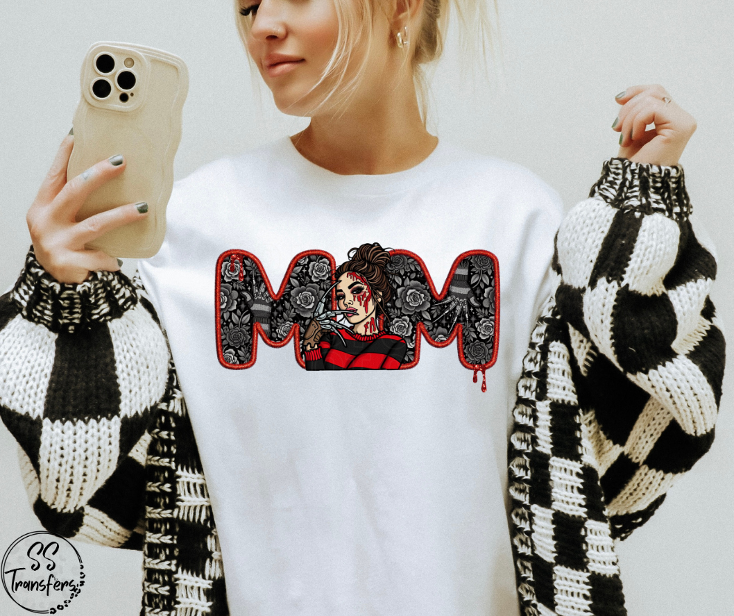 Horror Mom (Multiple Choices) DTF Transfer