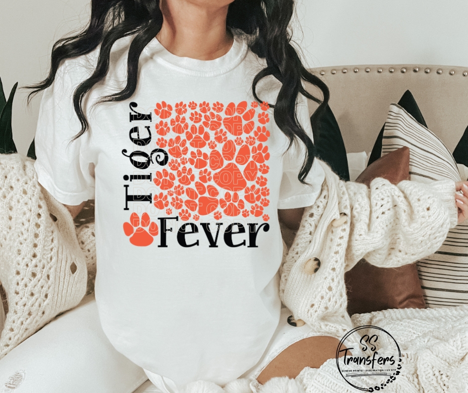 Tiger Fever DTF Transfer