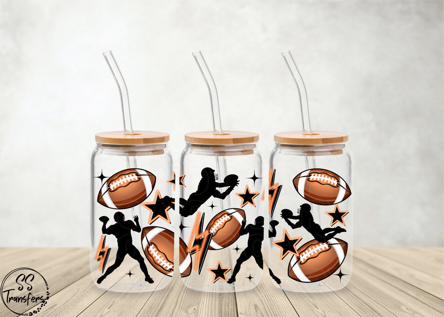 Football and Bolts Libbey UV Wrap