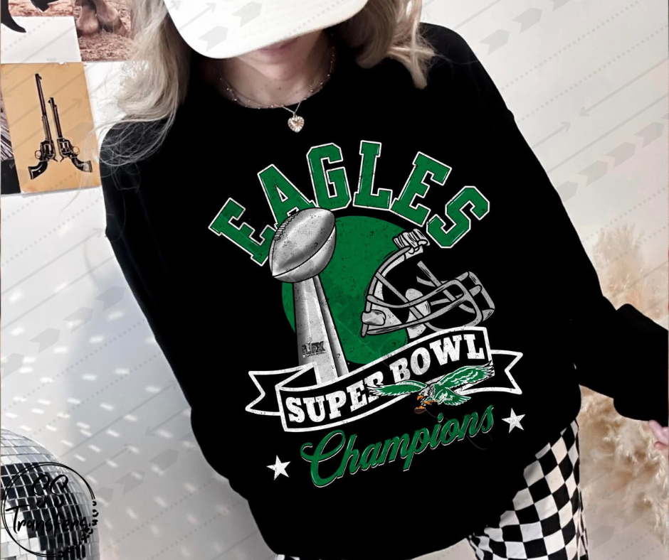 Eagles Champions (Multiple Colors) DTF Transfer