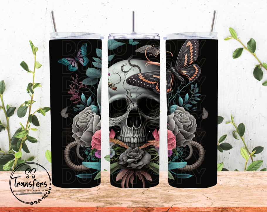 Skull (Multiple Colors) Sub Tumbler Transfer