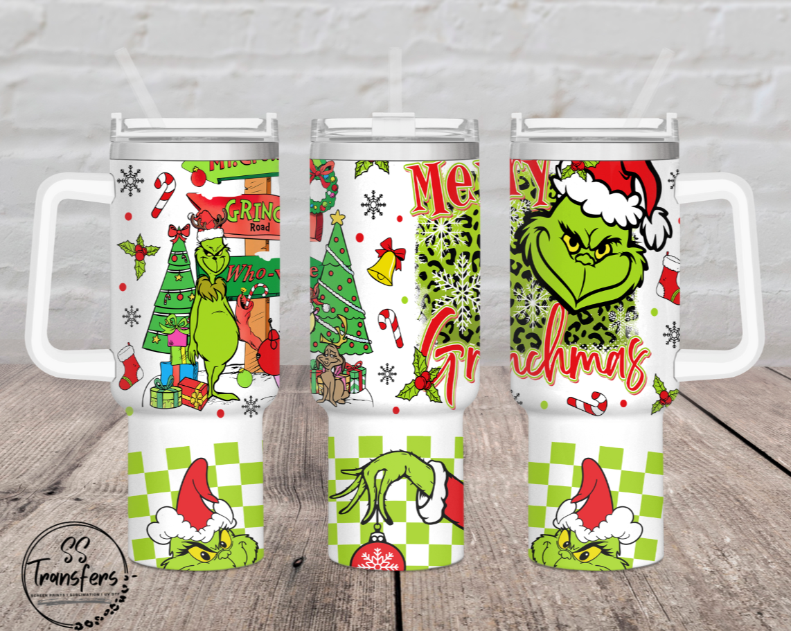 Green Guy Leopard 40oz UV Wrap