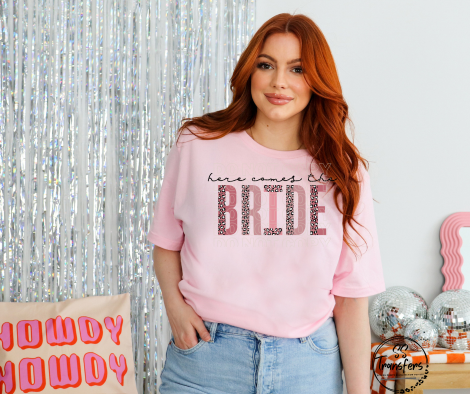 Here Comes the Bride DTF Transfer