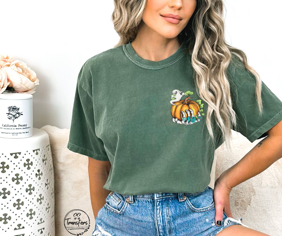 Ghosty Pumpkin Pocket DTF Transfer