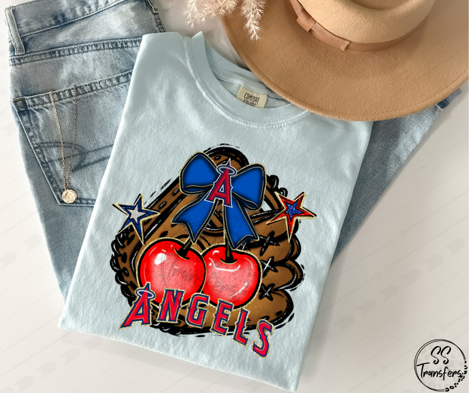 Pro Baseball Gloves and Cherries (Multiple Choices) DTF Transfer