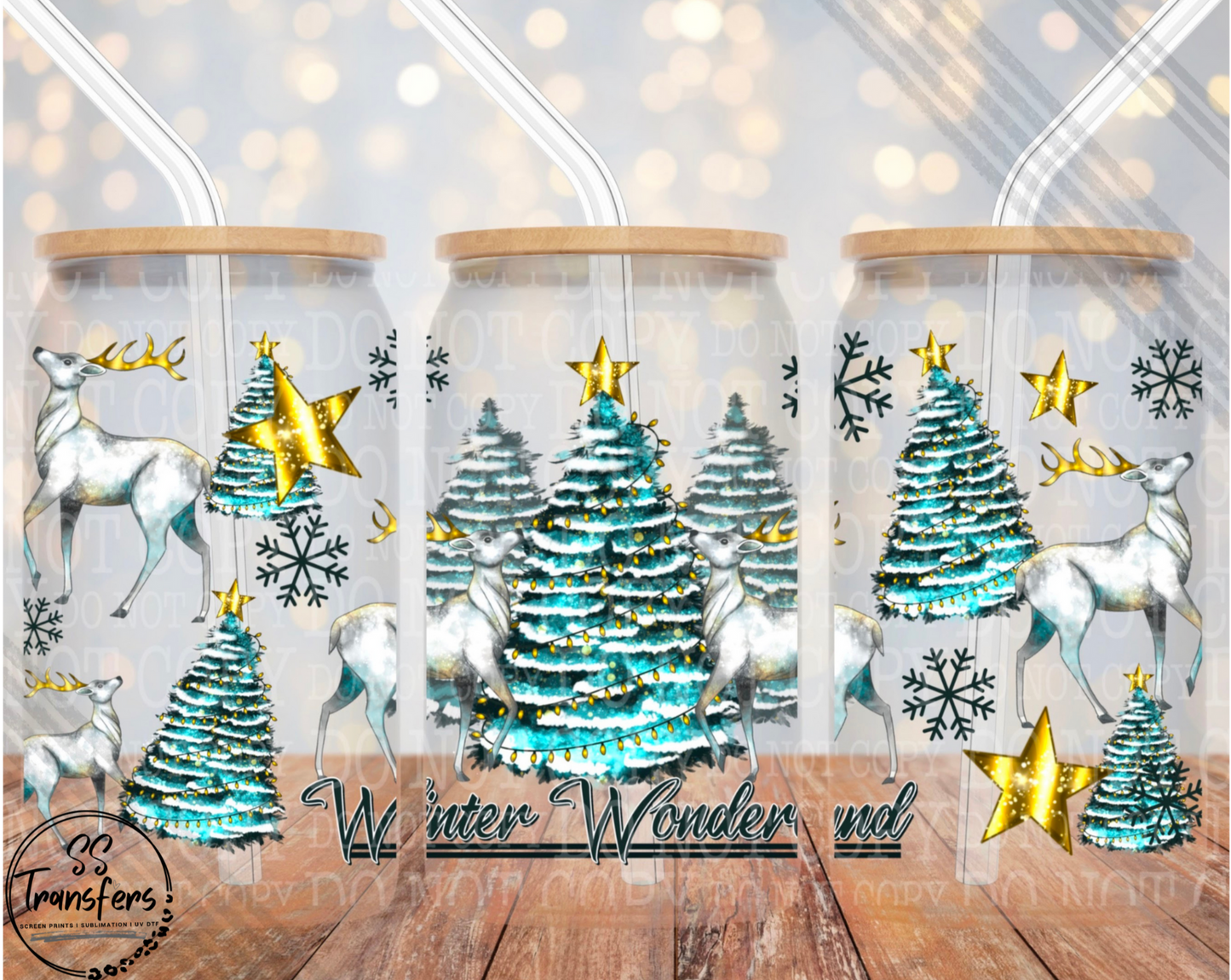 Winter Wonderland Libbey UV Wrap
