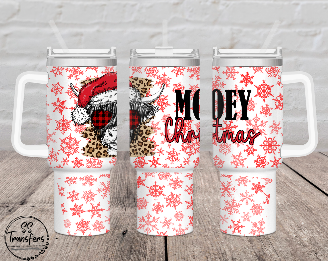 Mooey Christmas 40oz UV Wrap