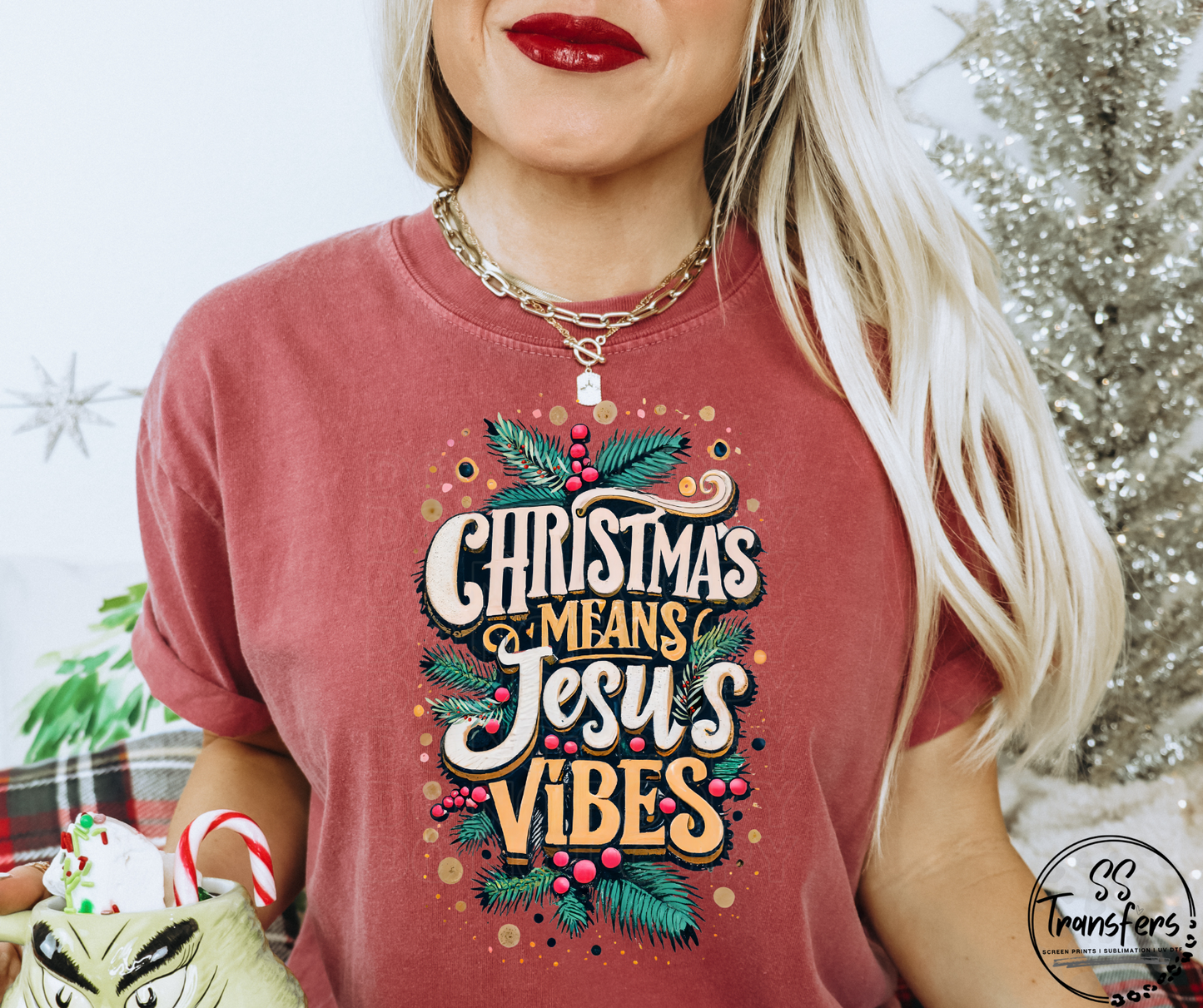 Jesus Vibes DTF Transfer