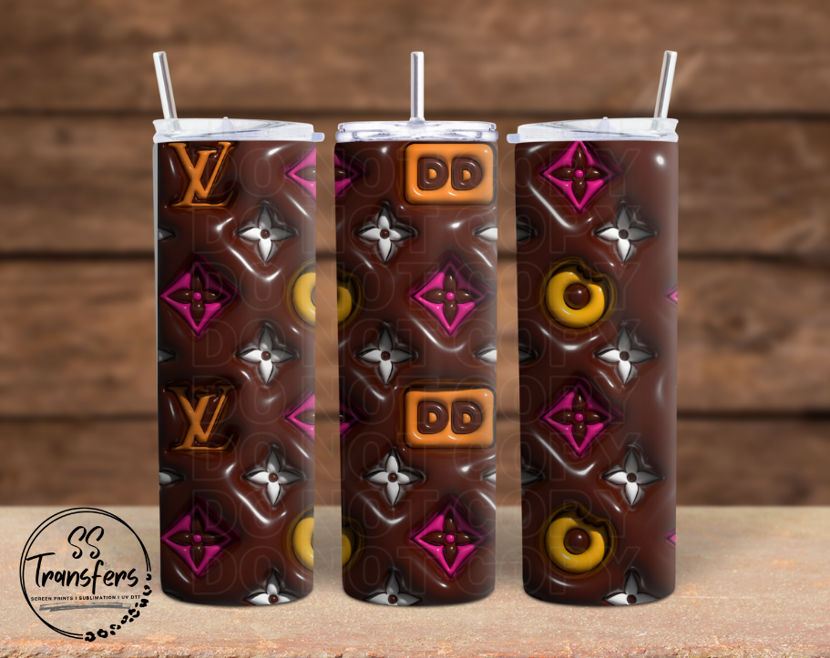 Inflated Coffee Junkie (Multiple Colors) Sub Tumbler Transfer