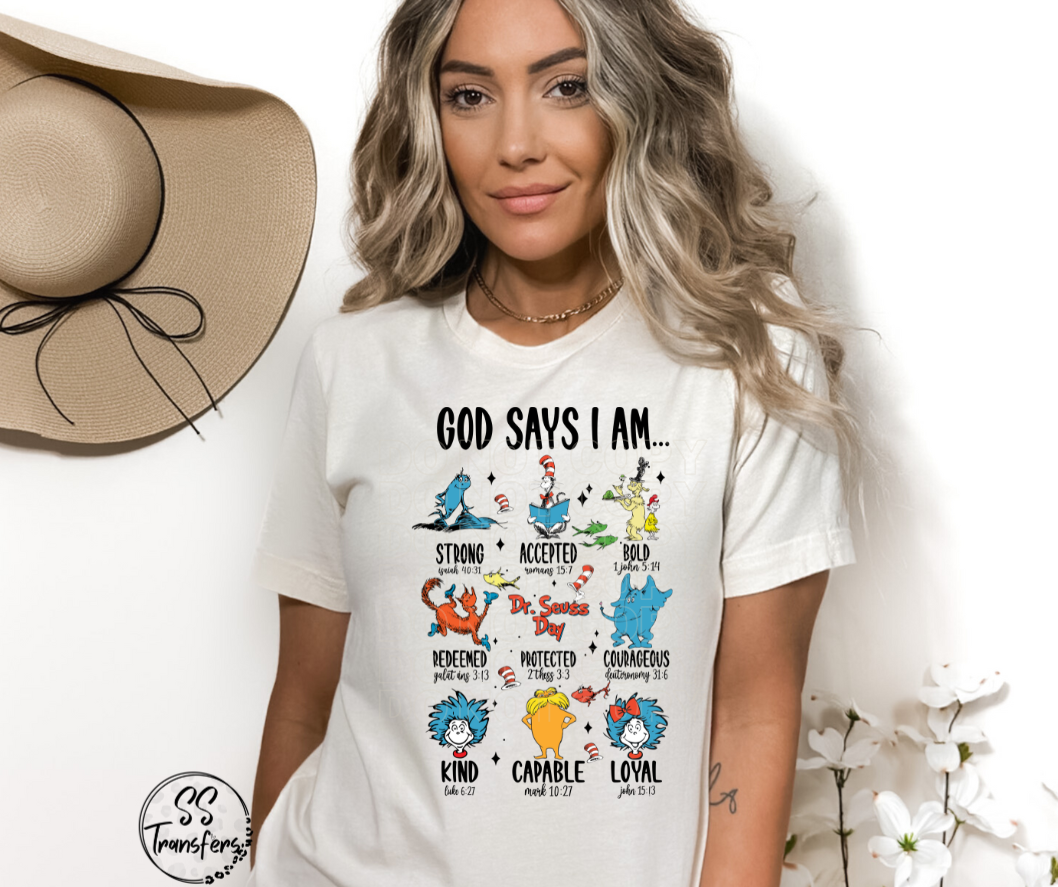 God Says I am Dr. S Version DTF Transfer
