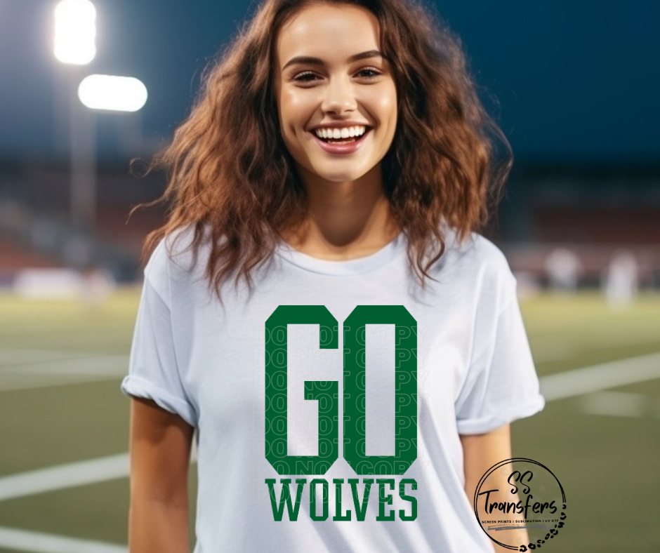 Go Wolves DTF Transfer