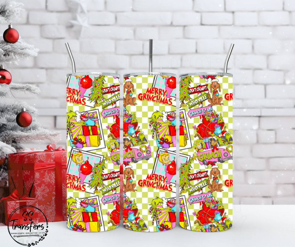 Merry G-Mas Sub Tumbler Transfer