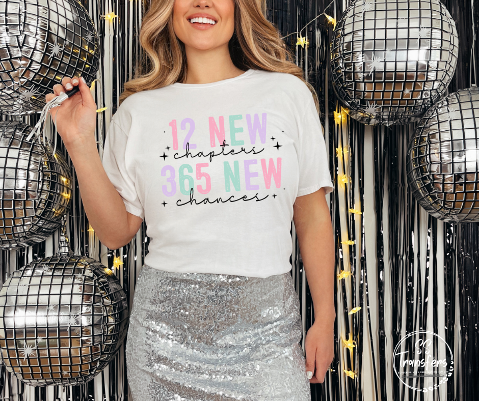 12 New Chapters, 365 New Chances DTF Transfer