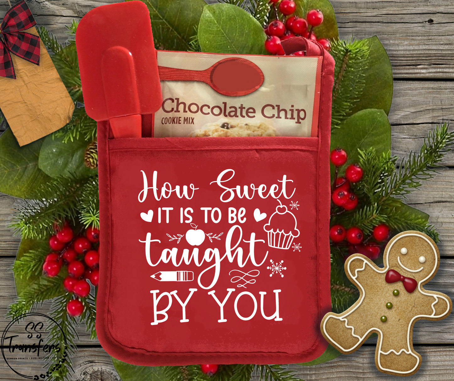 How Sweet it Is Pot Holder Screen Print Transfer