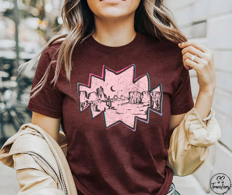 Desert Landscape DTF Transfer