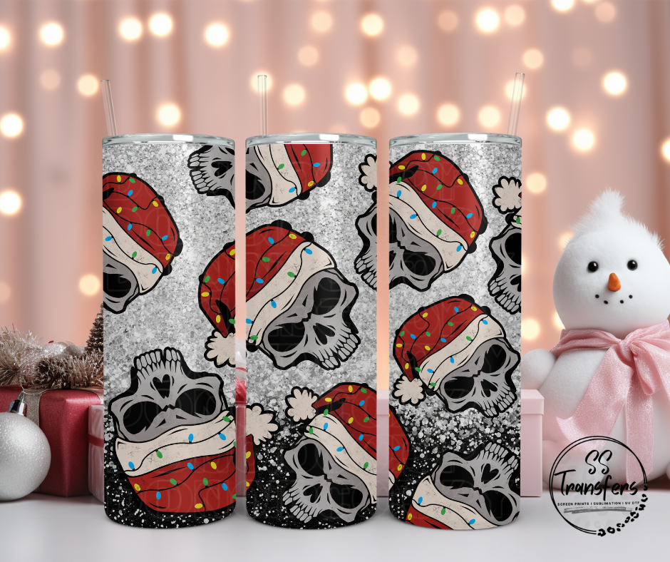 Skelly Santas Sub Tumbler Transfer