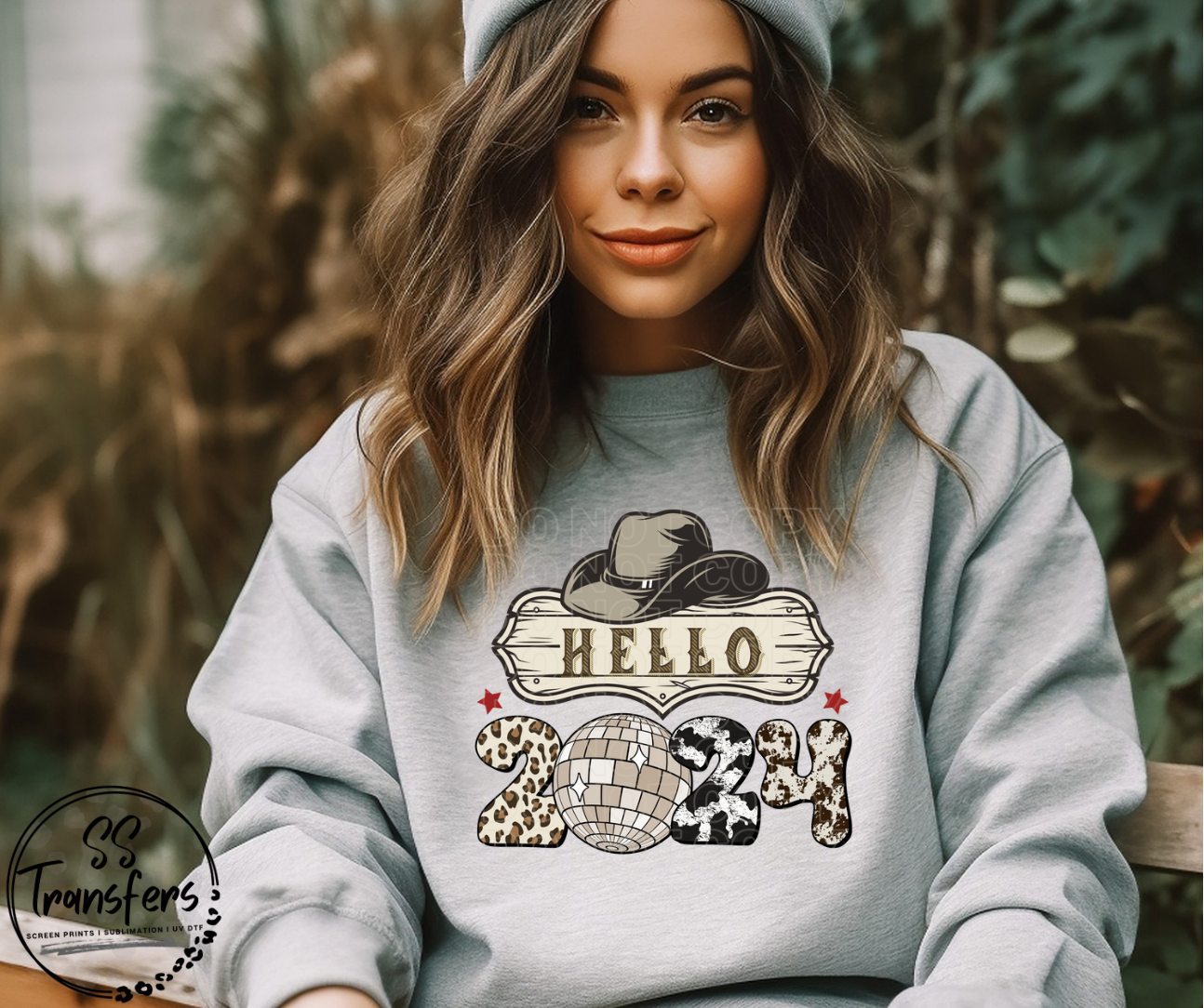 Western Hello 2024 DTF Transfer