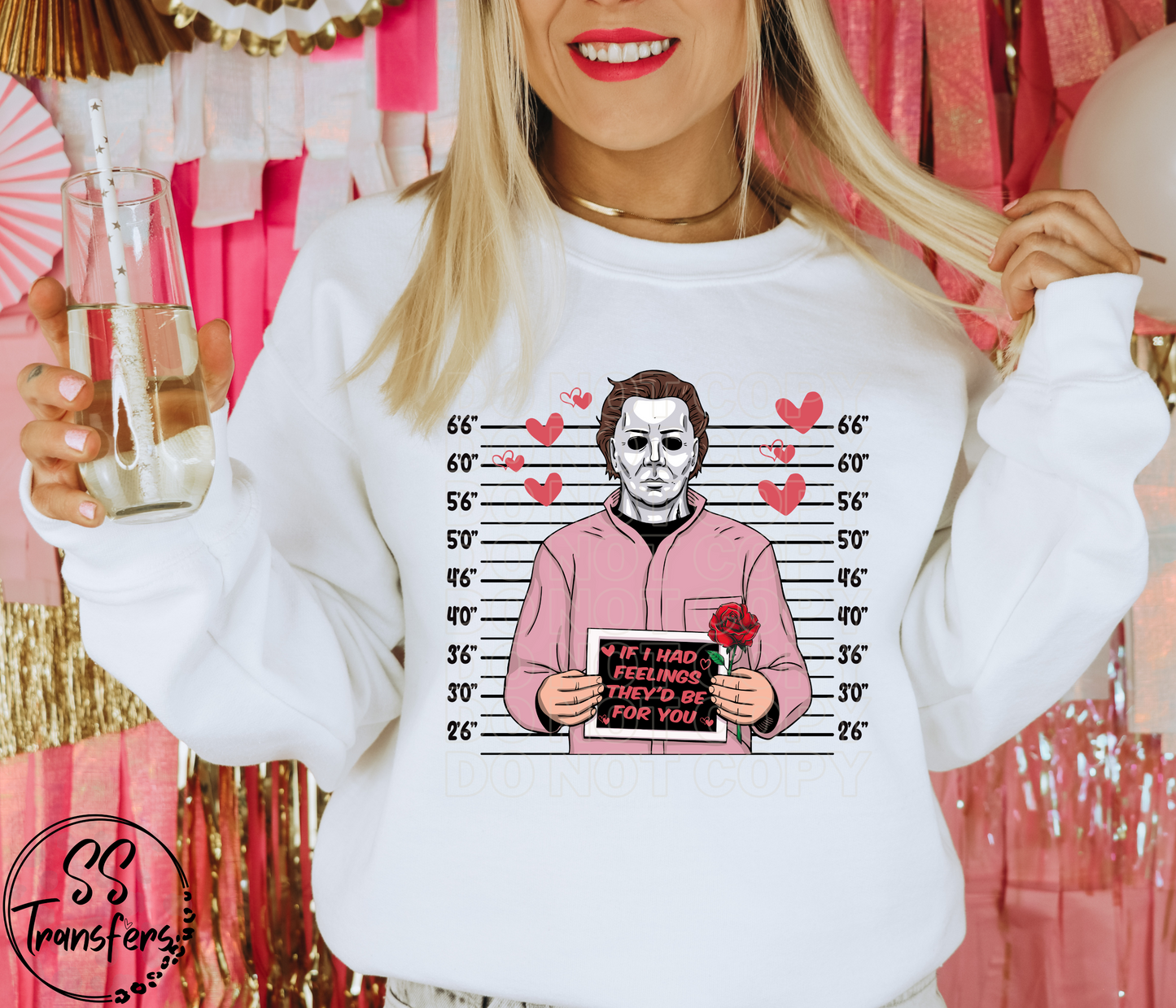 Horror Mugshots (Multiple Options) DTF Transfer