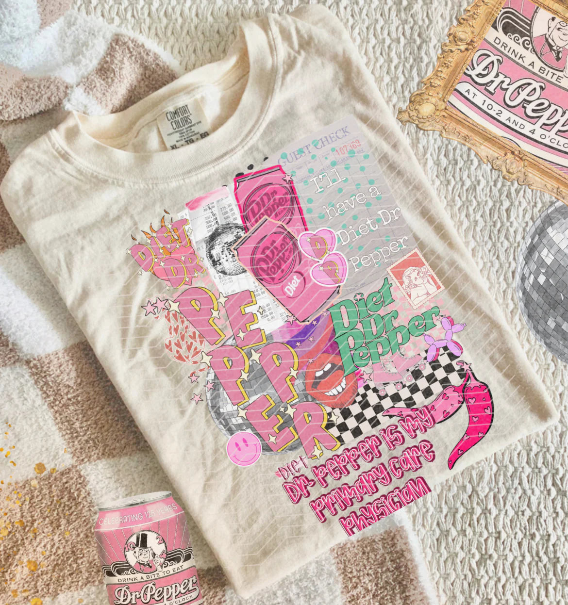 Diet DP Collage DTF Transfer