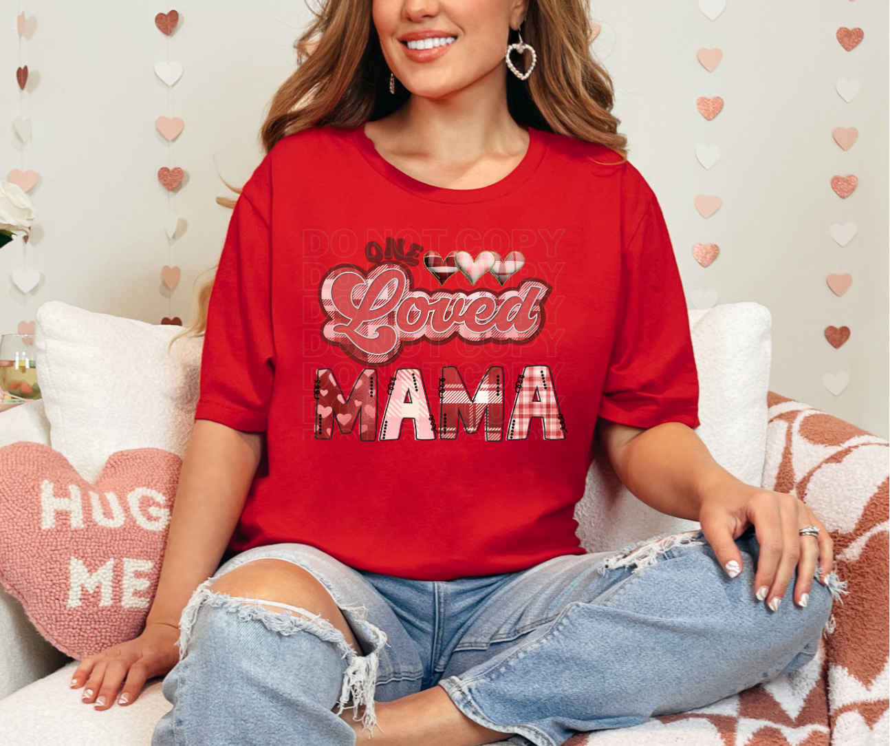 **SS Exclusive** One Loved Custom Plaid DTF Transfer