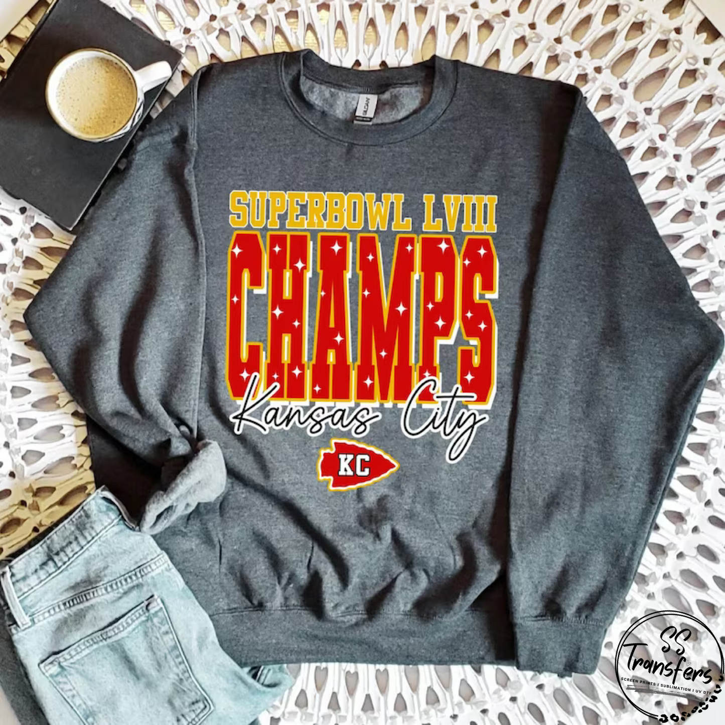 KC Champs Stars DTF Transfer