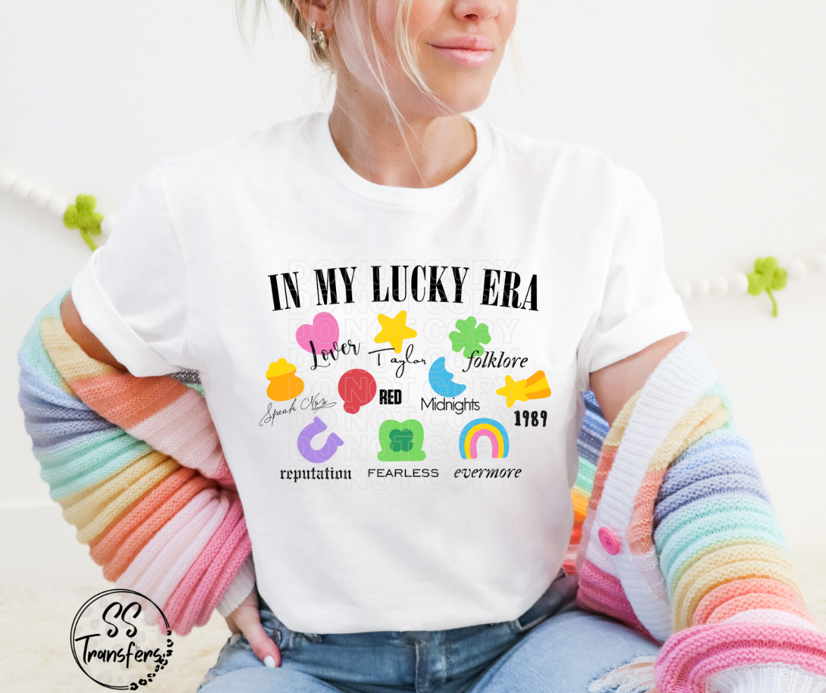 In My Lucky Era (Multiple Colors) DTF Transfer