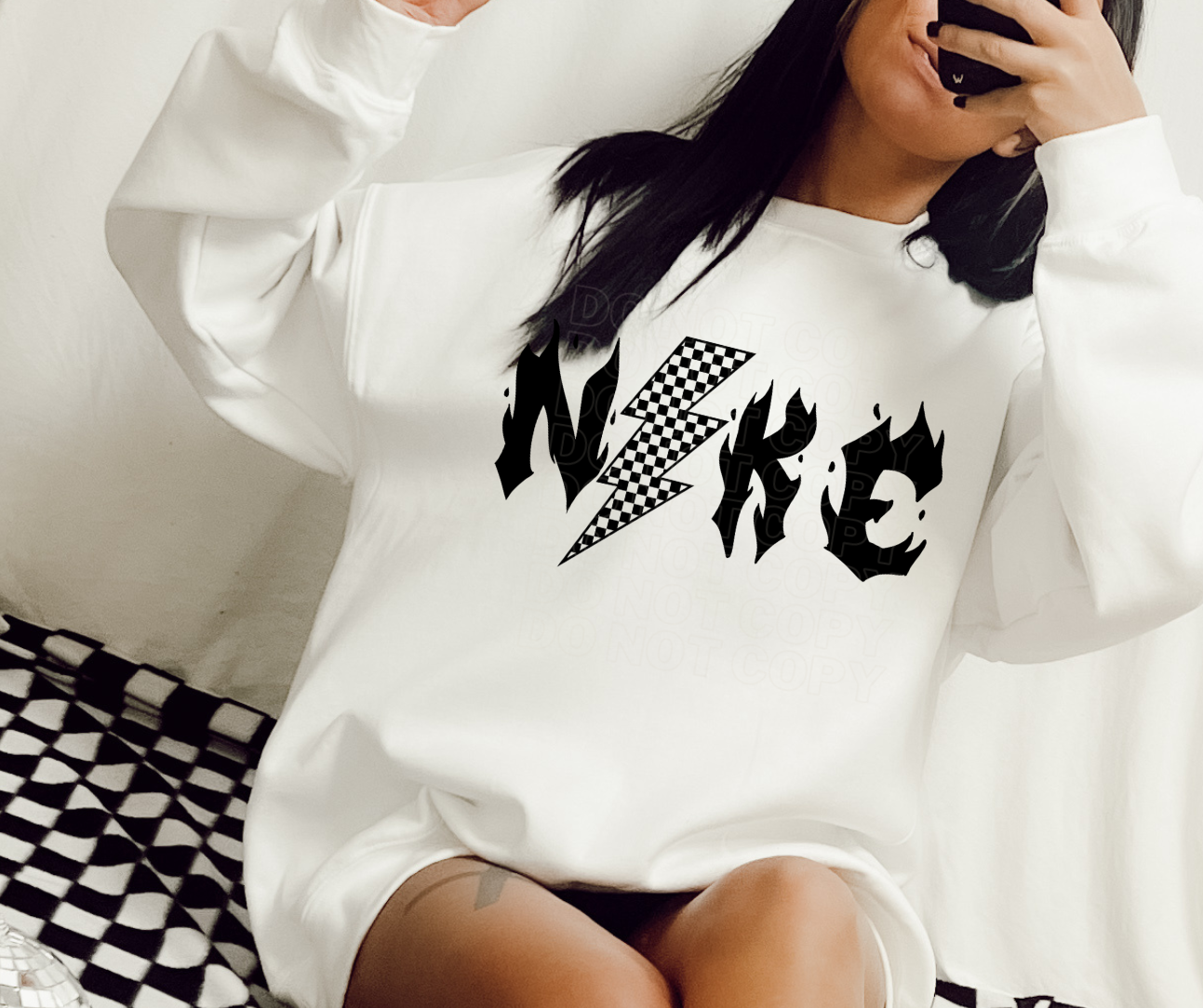 Checkerboard Swish *Facebook Exclusive* DTF Transfer