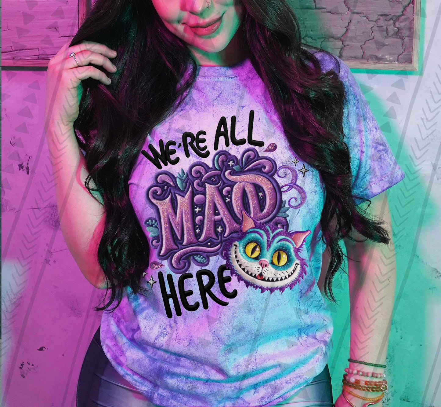 We’re All Mad Here DTF Transfer