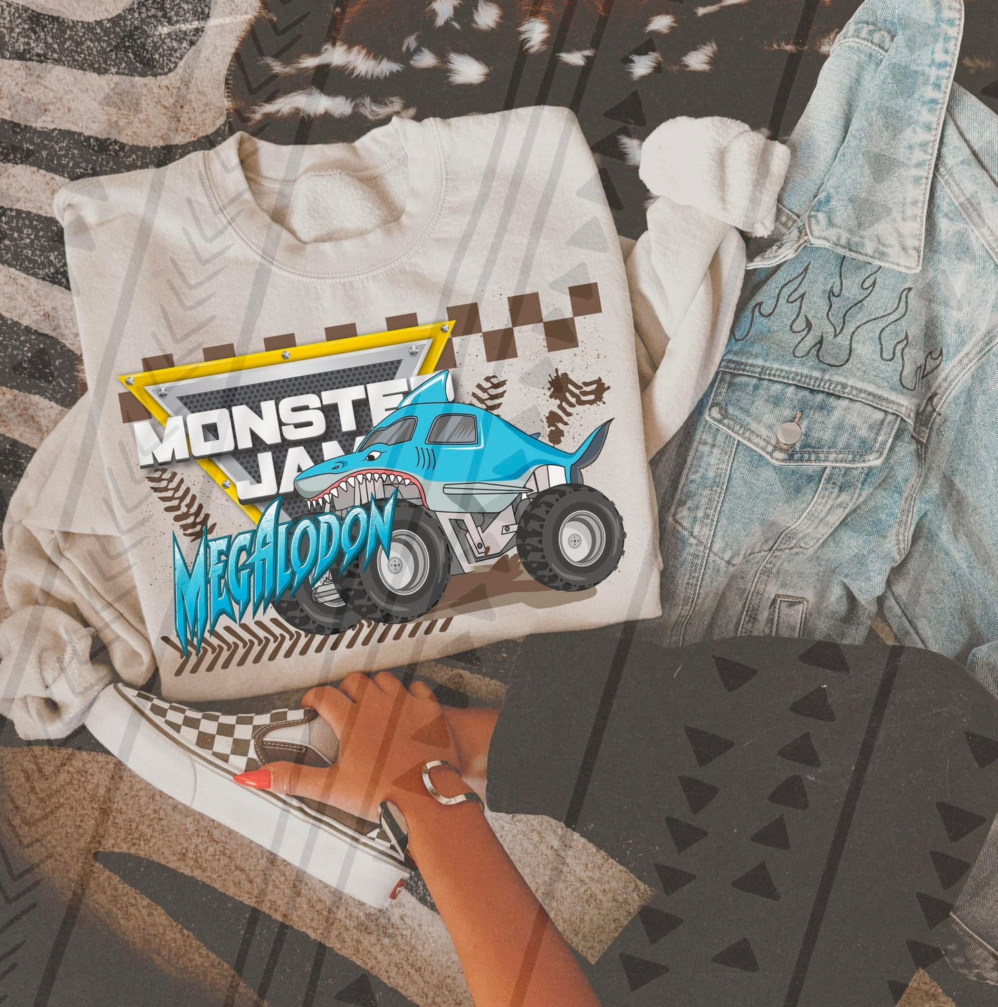 Monster Trucks (Multiple Choices) DTF Transfer