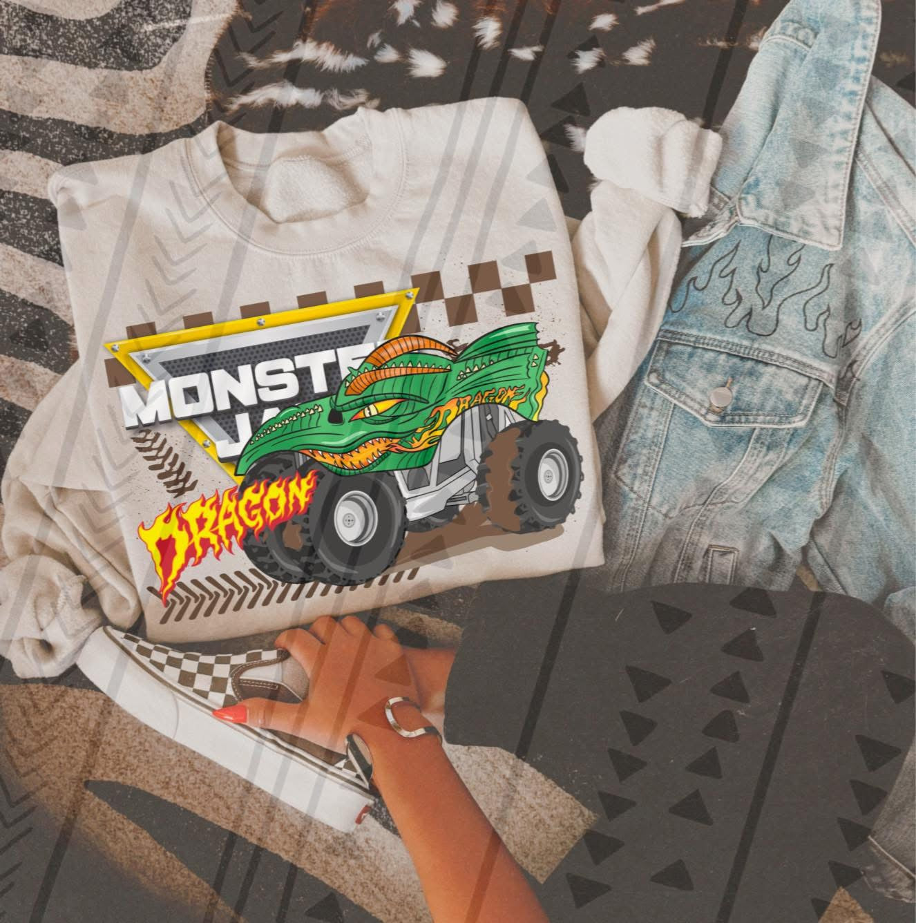 Monster Trucks (Multiple Choices) DTF Transfer