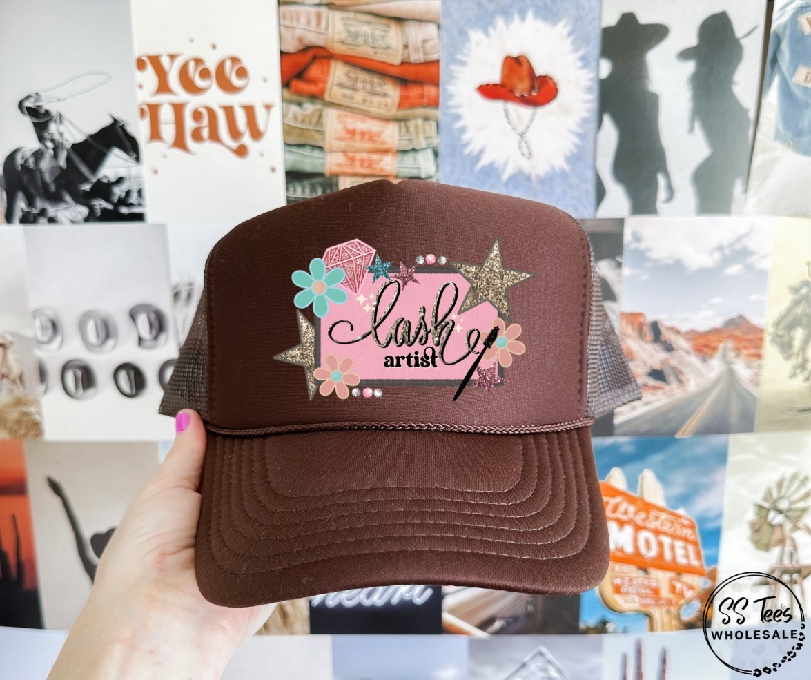 Lash Artist Hat DTF/Sub Transfer