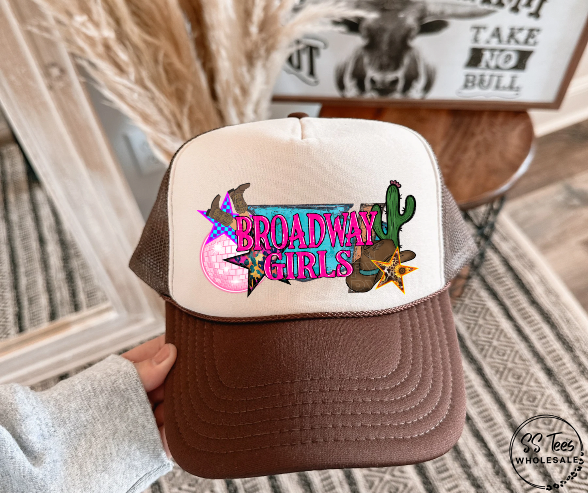 Broadway Girls Hat DTF/Sub Transfer
