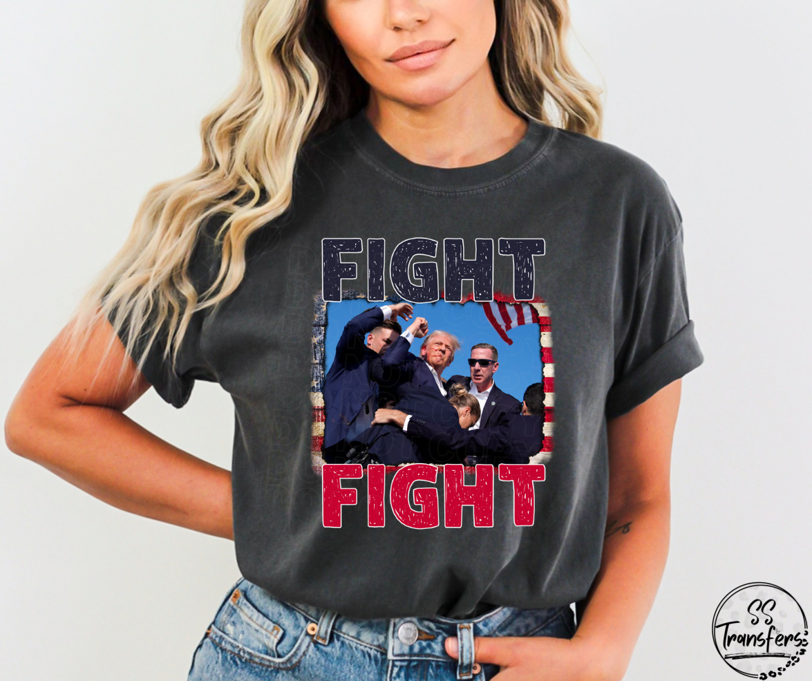 Fight Fight DTF Transfer