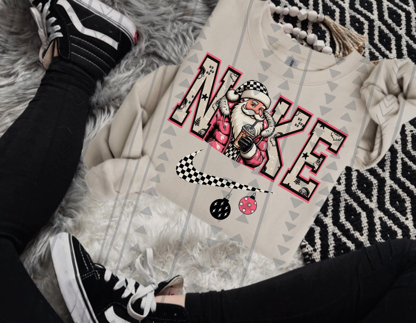 Santa Swishees DTF Transfer