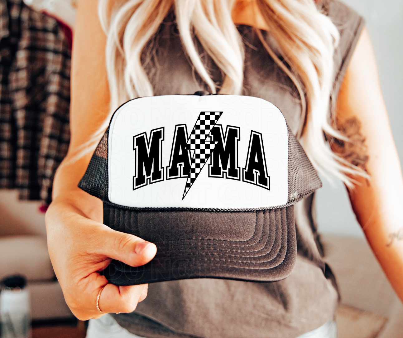 Mama Bolt Foam Trucker Hat