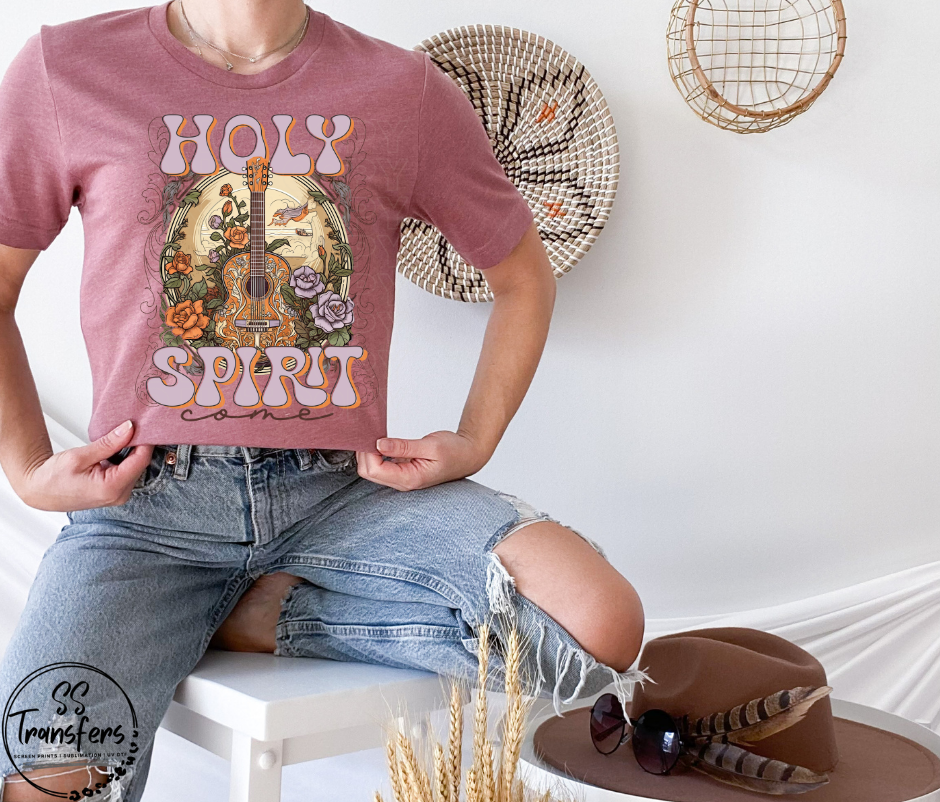 Holy Spirit Come DTF Transfer