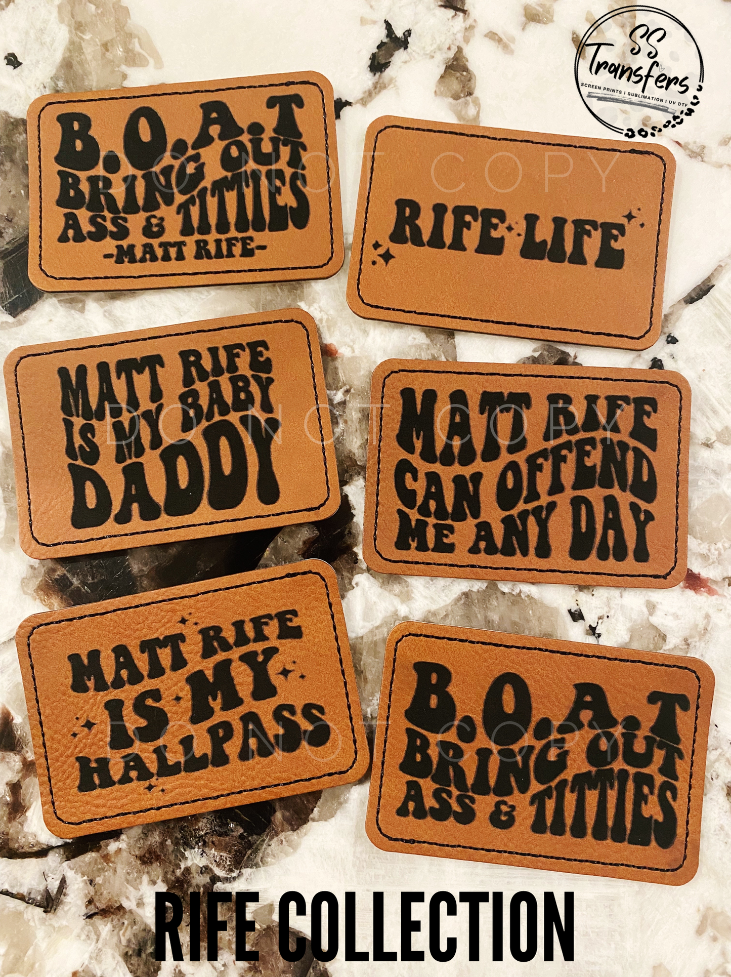 Rife Collection Leather Patches