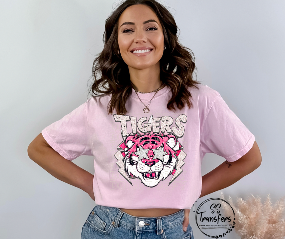 Starry Eyed Tigers DTF Transfer