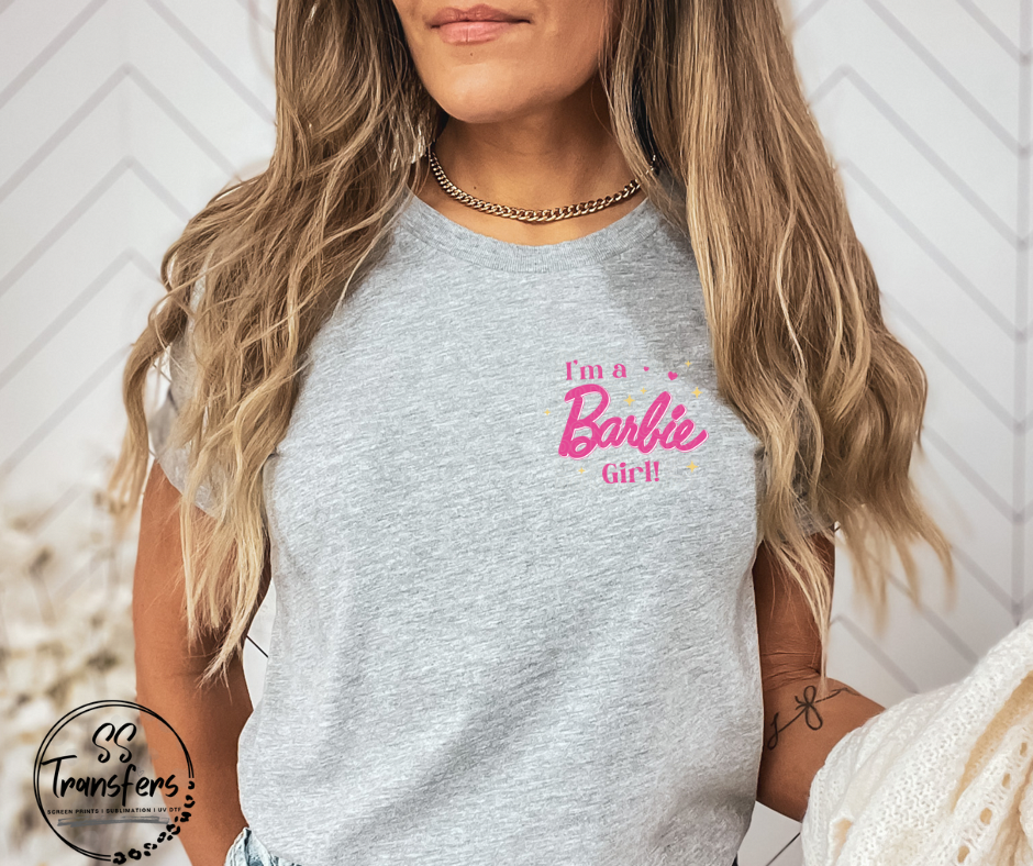 I’m a Doll Girl (pocket included) DTF Transfer