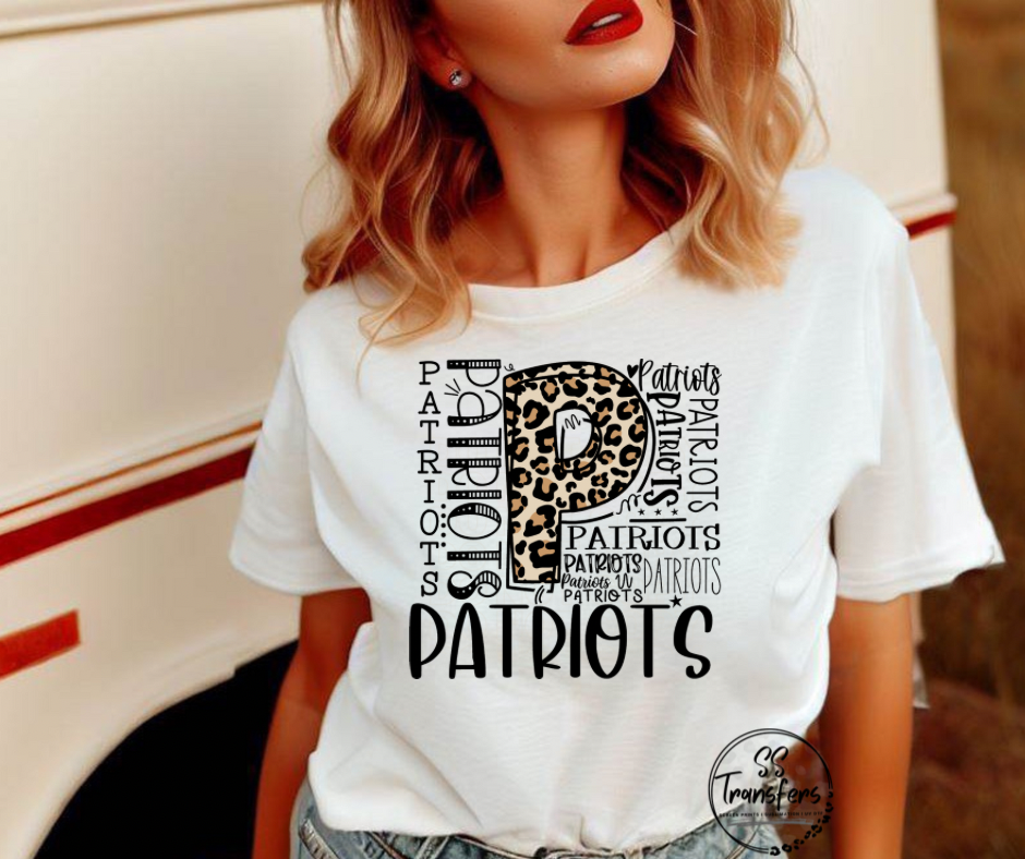 Leopard Patriots DTF Transfer