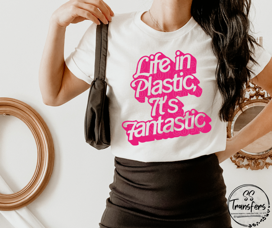 Life in Plastic DTF Transfer