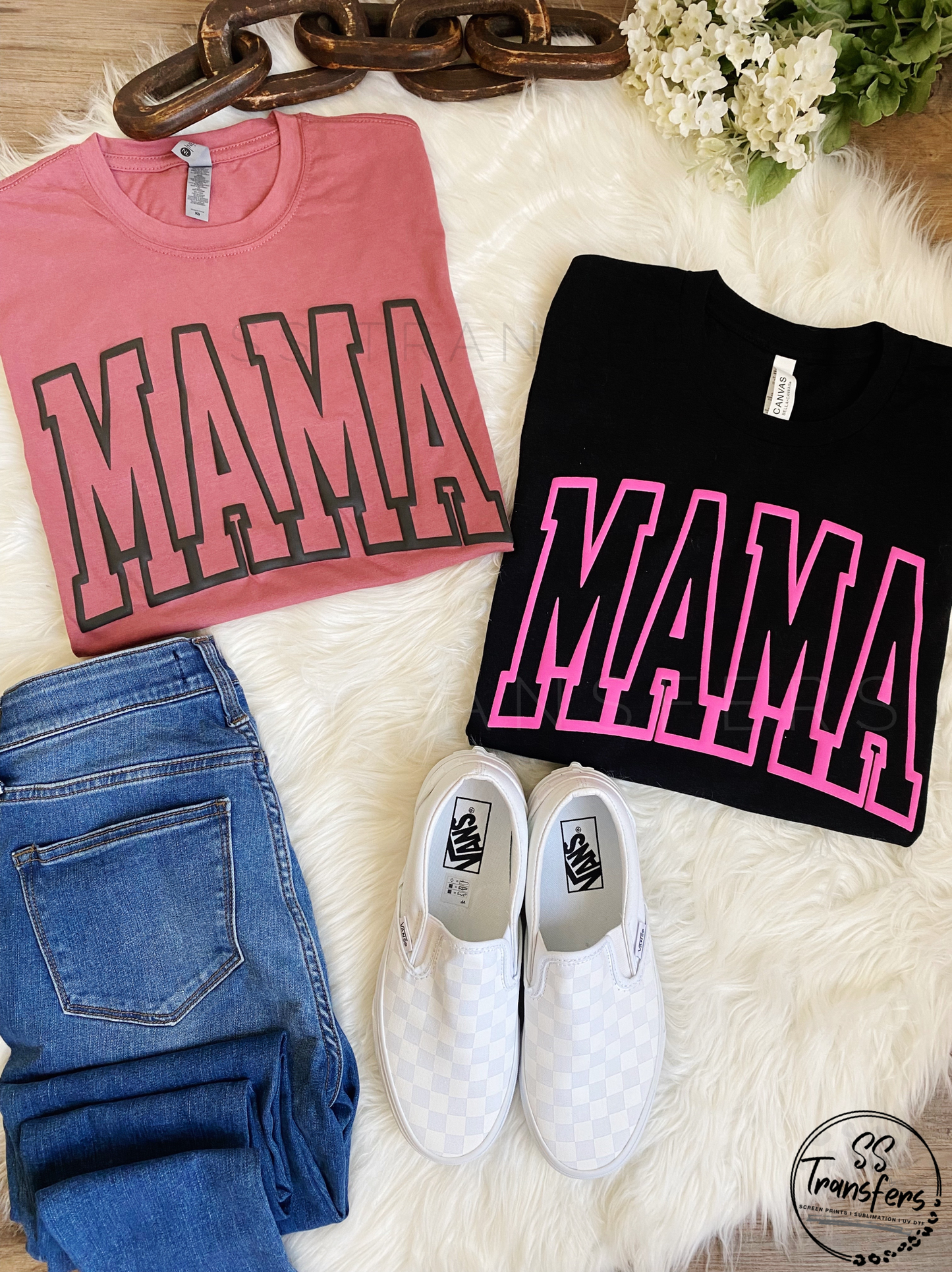 MAMA PUFF (Multiple Colors) Screen Print Transfer