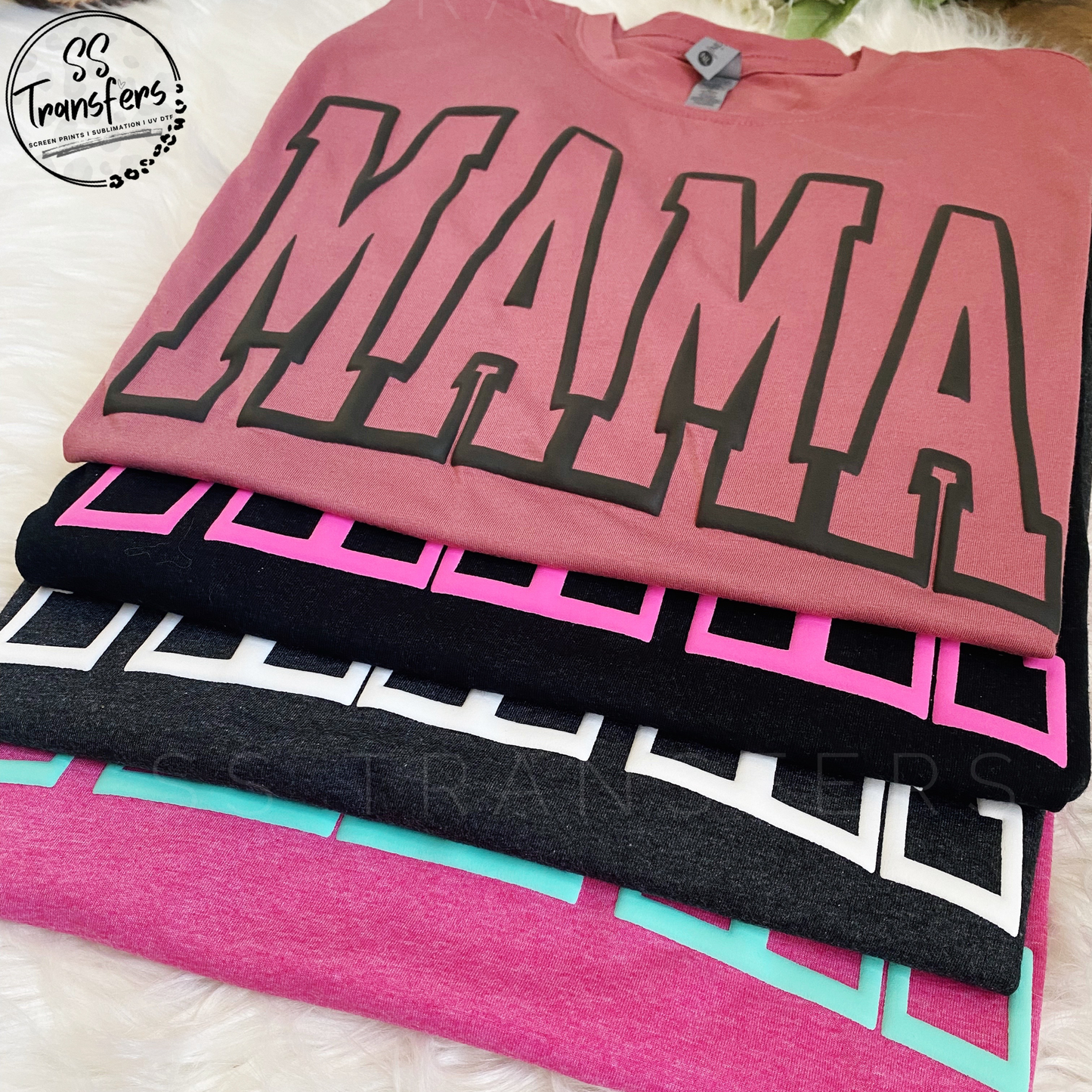 MAMA PUFF (Multiple Colors) Screen Print Transfer