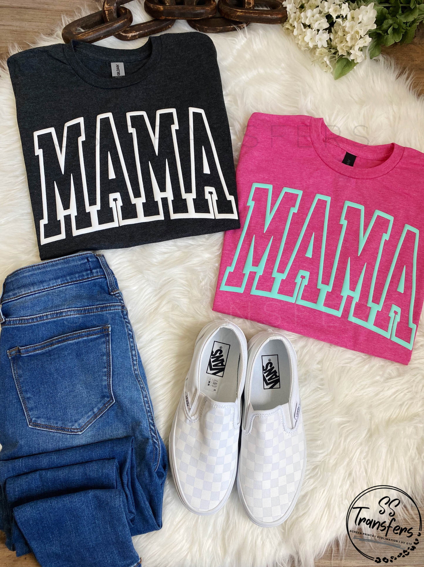 MAMA PUFF (Multiple Colors) Screen Print Transfer