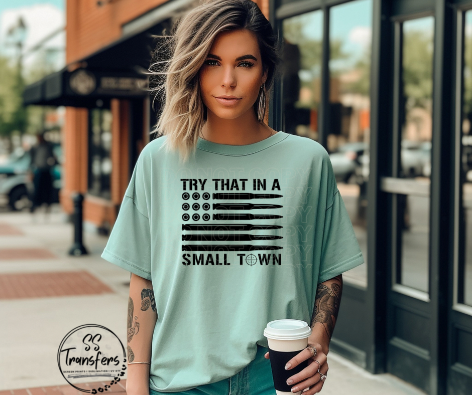 Bullet Flag DTF Transfer